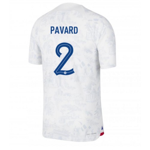 Fotbalové Dres Francie Benjamin Pavard #2 Venkovní MS 2022 Krátký Rukáv